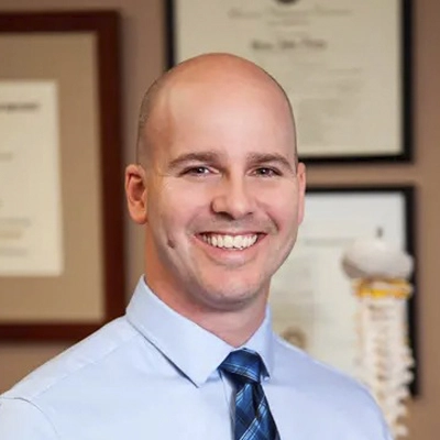 A Headshot of Dr. Brian Foley, a chiropractor at Chaska Lakes Chiropractic.